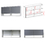 Alacena 1,40 Apertura Vertical Perfil De Aluminio Sorrento - tienda online