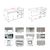 Combo Bajomesada 1,40x0,60 + Alacena + Mesada con Bacha Línea Sorrento - comprar online