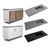 Combo Bajomesada Arco 1,20m + Mesada (acero/mármol sintético) - comprar online