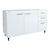 Bajo Mesada Platinum 1,40 X 0,60 Mueble Cocina 3 Cajones - El Foco