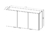 Alacena 1,20 Mueble Cocina Melamina 18mm Premium Aluminio