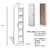 Despensero 1 puerta 180x45x30 - comprar online