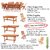 Juego Mesa + 10 Sillas: Mesa De Madera Extensible 1,80m a 2,50m + 10 Sillas Plegables Amancay - comprar online