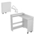 Escritorio Plegable Rebatible para PC - Home Office Fiplasto