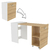Imagen de Combo Biblioteca Esquinera + Escritorio Plegable Moderno