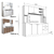 Combo Cocina Alacena Bajomesada sin bacha Organizador Modular en internet