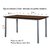 Mesa De Comedor Rectangular 140x80 Melamina 25mm Reforzada - comprar online