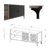 Rack Moderno Diseño Lcd Led Tv Línea Soho Metal Melamina - comprar online