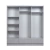 Placard Ropero 170x190 3 Puertas Corredizas 3 Cajones Tana Plus - comprar online