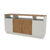 Mueble Rack Para Tv Lcd Led Living 4 Puertas 150 X 75 Fiplasto TV7500 - comprar online