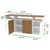 Mueble Rack Para Tv Lcd Led Living 4 Puertas 150 X 75 Fiplasto TV7500 - El Foco