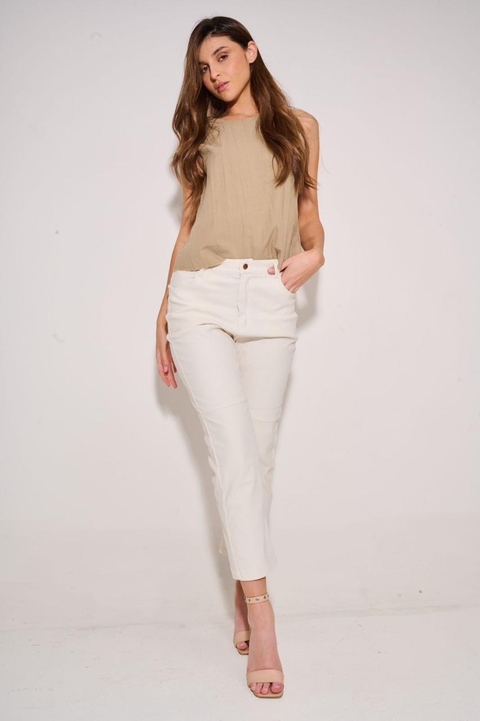 PANTS ENGOMADO Off White