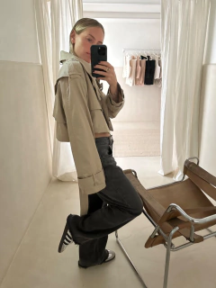 CROPPED TRENCH - tienda online