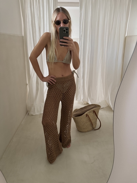 Pantalón Mallorca mocha mousse - comprar online