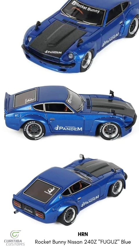 HRN 1:64 Nissan Fuguz S30 Azul Pandem