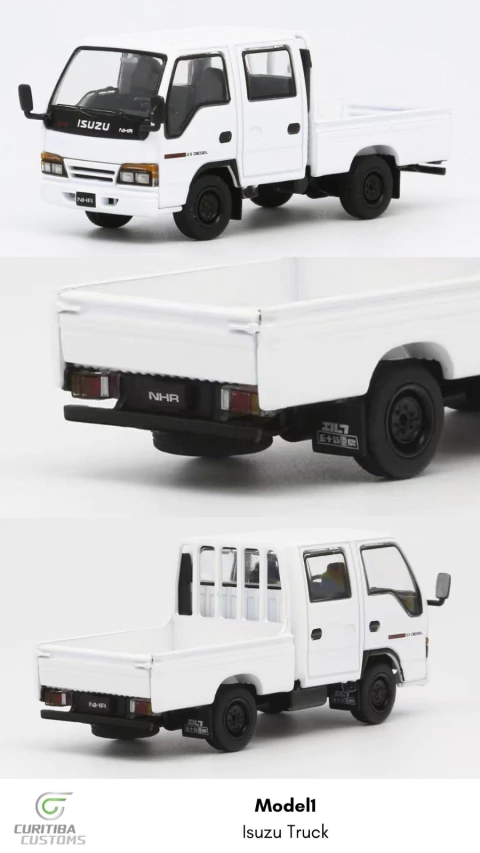 Model1 1:64 Isuzu Pickup Branco - comprar online