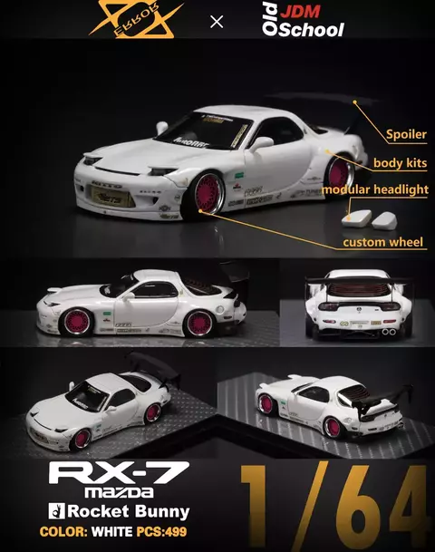 SINAL YM 1:64 Nissan Fairlady Z31 300SX Silver - (cópia) - (cópia) - (cópia) - (cópia)
