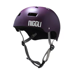 CAPACETE NIGGLI ROXO FOSCO IRON PROFISSIONAL