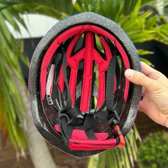 Capacete Profissional VEGO com LED Integrado (Ajustável) Preto/Cinza - loja online