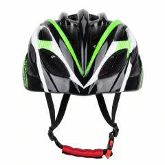 Capacete VEGO Preto/Verde com LED Integrado (Ajustável) - loja online