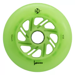 Rodas LED Luminous Green Apple Glow 110mm 85A - (Unidade)
