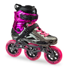 Patins IS Urban Pro Chrome Black Pink Canariam 310 rodas 110mm