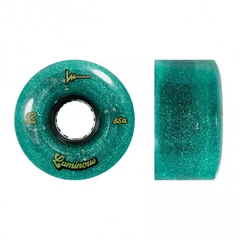 Rodas LED Luminous Quad Jade Glitter 34 x 62mm 85A - (Unidade)