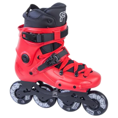 Patins FR Skates FR1 RED 80mm rodas Street Invaders Preto 