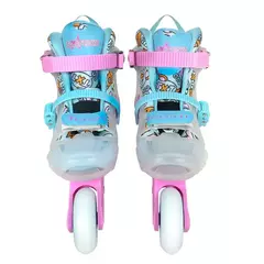 Patins Infantil StarLight Rosa com Rodas de LED - ABEC-9 - Inline Store - Loja especializada em Patins e Acessórios