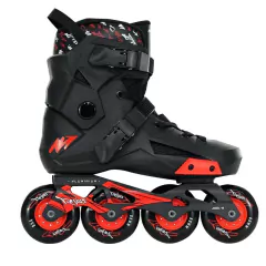 Patins Revolt Preto Rodas Pretas - 80mm ABEC-9