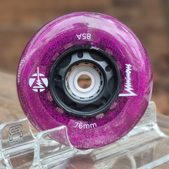 Rodas LED Luminous Purple Haze 76mm - (Unidade)