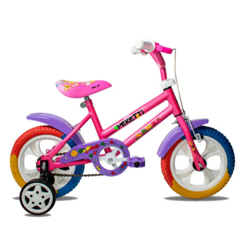 Bicicleta Infantil Peretti Cross Acero Rodado 12 Con Rueditas - comprar online
