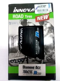 Cubierta Innova Diamond 700x23 | Aro Sin Alambre - Ruta Ligera y Rápida