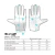 Guantes Ciclismo Dedos Largos Supacaz SupaG Clarino Negros Premium - BICPER Banda