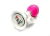 Corneta Para Bicicleta Ilove My Bike Rosa