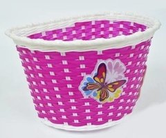 Canasto Delantero Con Luz Para Bicicleta Nena Niña R16/20