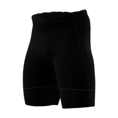 Calza Ciclismo Coach Corta Negra Lisa Con Badana Pro - tienda online