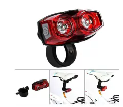 Baliza luz trasera 4SPTS roja potente para bicicleta con soporte al portasilla en internet