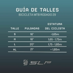 Bicicleta SLP 50 PRO Woman Disc Rodado 29 - BICPER Banda