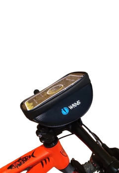 BOLSO PORTA CELULAR IMPERMEABLE WKNS AL MANUBRIO CON PANEL TACTIL - comprar online