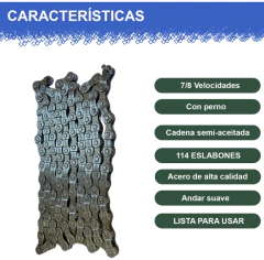 Cadena AND-ES M70 21/24 Velocidades en internet