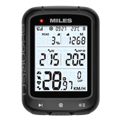 Computadora GPS Shanren Miles BC40 (ant+, potencia estimada, sincroniz luz, etc)