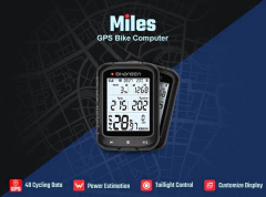 Computadora GPS Shanren Miles BC40 (ant+, potencia estimada, sincroniz luz, etc) - comprar online