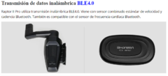 Imagen de Ciclocomputadora Shanren Raptor II PRO Velocidad y Cadencia + LUZ 400 lumenes