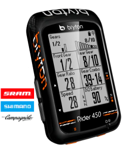 Computadora Bryton Rider 450E 78 funciones Gps GLONASS/BDS/GALILEO