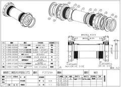 Caja pedalera FIRST DUB p/ cuadros con caja BSA roscada en internet