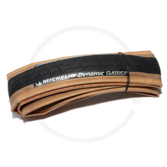 Cubierta Michelin Dynamic Classic 700x28 | Kevlar - Ruta/Fixie - Negra/Marrón - 270g - comprar online