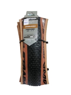 Cubierta AWA STRADA 700x38c | Gravel - Kevlar - Banda Marrón - 455g - 60 TPI - Sin Alambre