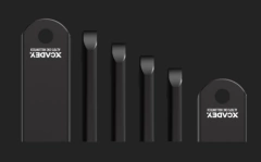 Palancas Xcadey XPOWER ruta 110BCD con Potenciómetro Integrado 24 mm Titanio 172.5 mm - BICPER Banda