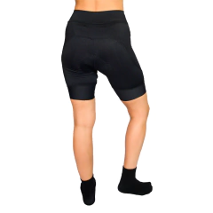 Calza Ciclismo Dama Coach Negra Lisa con Badana en internet